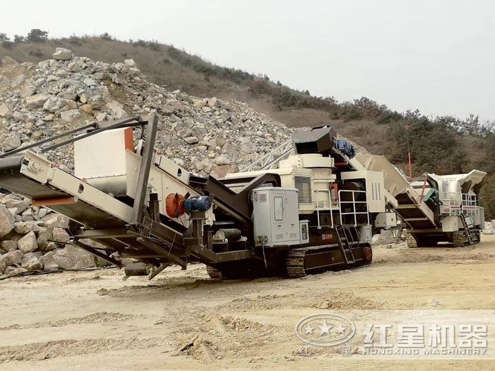 建筑垃圾破碎現(xiàn)場，選好設(shè)備收益更高